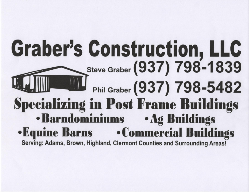 Grabers Construction Advertisement